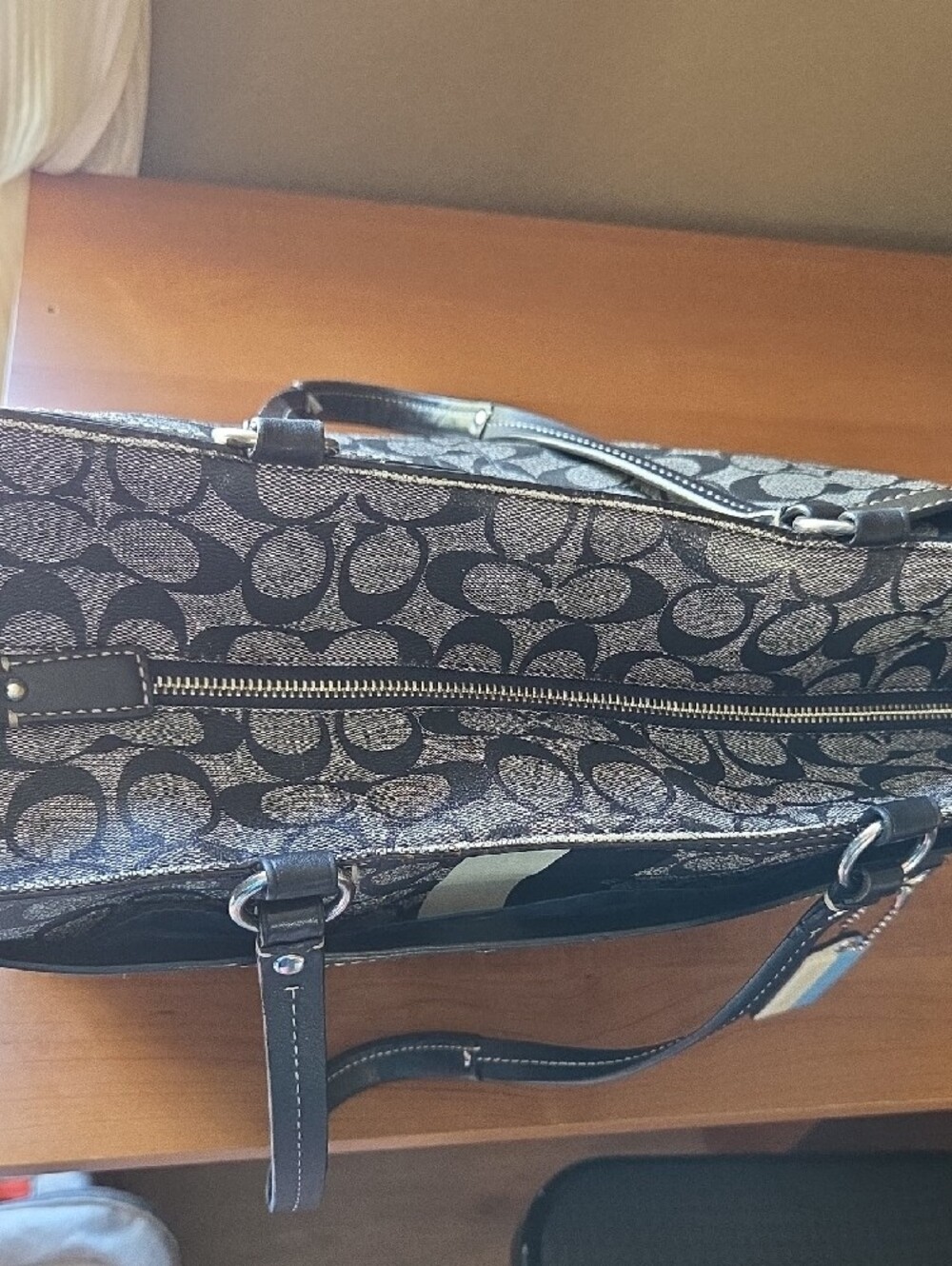 Coach Heritage Chelsea Stripe Tote Bag - Picture 11 of 16
